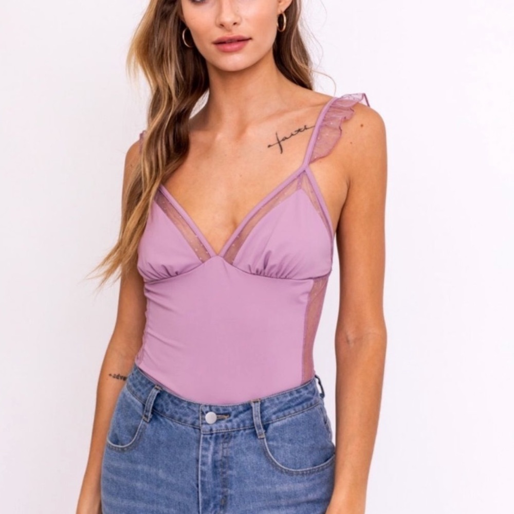 Le Lis Lavender bodysuit